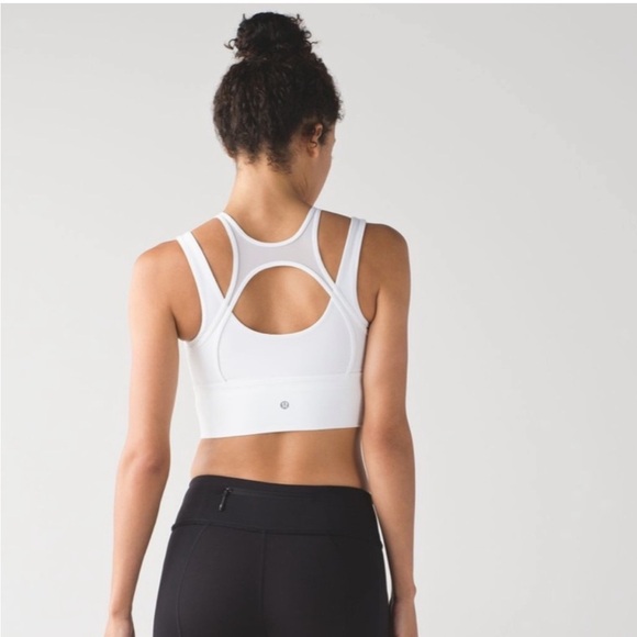 LULULEMON Double Tap Bra Il white size 12 - Picture 1 of 10